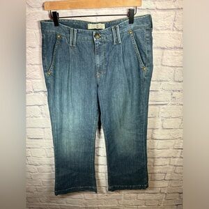 Old Navy Classic High Rise vintage Jeans dark wash‎ women’s size 12 short